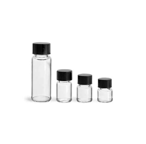 Vials 15mm X 27mm Clear Glass Vials With Screw Cap