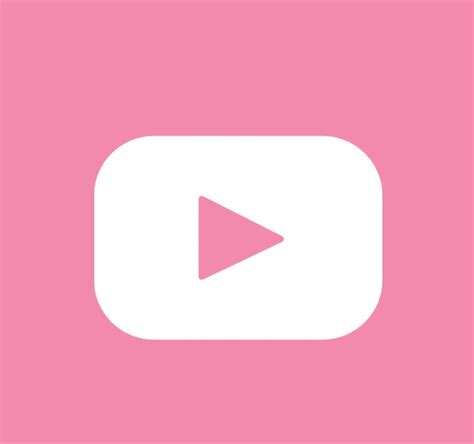 Free Pink Youtube Icon Ios App Icon Design Inspirational Phone Wallpaper App Icon Design