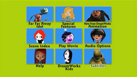 Shrek 2 DVD Menu Crossover by Kylewithem on DeviantArt