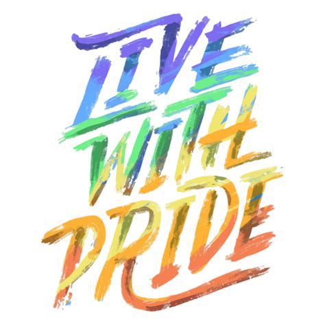 Pride Month Bunter Schriftzug Png Und Svg Design Für T Shirts