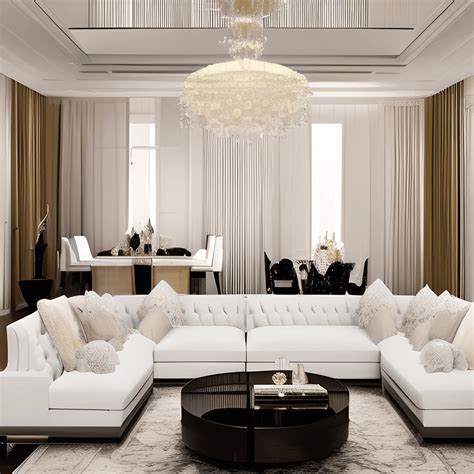Luxury Living Room Setup · Creative Fabrica