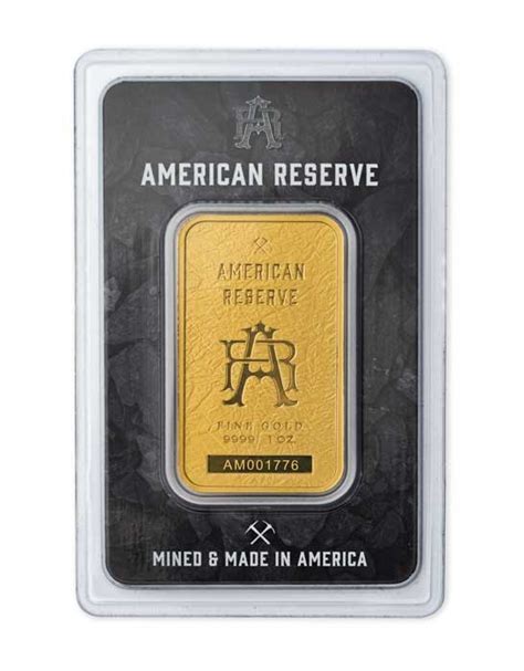 AMERICAN RESERVE 1OZ GOLD BAR - American Reserve