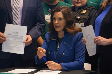 Whitmer Signs New Laws To Discourage Threats And Violence Against