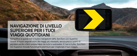 TomTom Navigatore Satellitare Per Auto GO Superior Schermo Da 7 Con