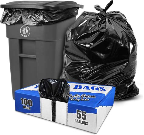 Amazon Pack Gallon Trash Bags Mil Heavy Duty Fits