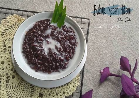 Resep Bubur Ketan Hitam Rice Cooker oleh Een Nuraeni - Cookpad