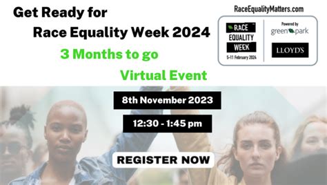 Get Ready For Race Equality Week 3 Months To Go Race Equality Matters