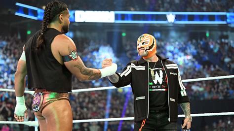 Santos Escobar And Rey Mysterio Friday Night Smackdown June