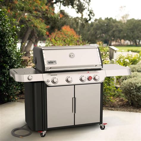 Weber Genesis S 435 Natural Gas Grill Stainless Steel Bbqguys