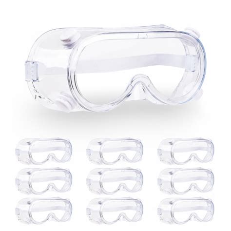 Yescom Pair Disposable Safety Goggles Glasses Anti Fog Protective