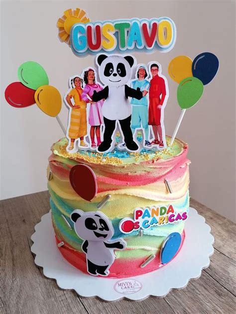 Canal Panda Panda E Os Caricas Bolo Aniversario Bolo De