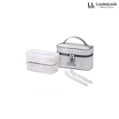 Jual LocknLock Lunch Box Clover Bag Tempat Makan 350ML HPL752CIS