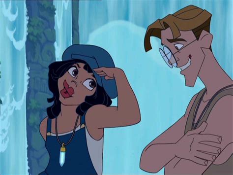 Audrey Ramerez And Milo Atlantis The Lost Empire 2001 Disney