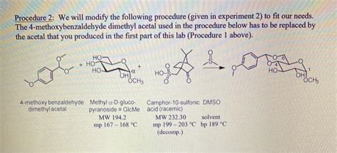 Solved 1 Show The Mechanism Of The Formation Of An Acetal