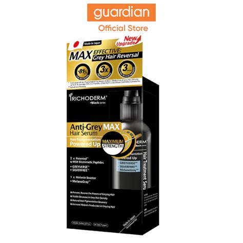 Trichoderm Black Series Anti Grey Max Hair Treatment Serum For Men And Women 60ml