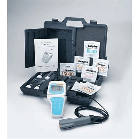 Oakton PH CON 10 Portable Waterproof PH Conductivity C Meter With Kit