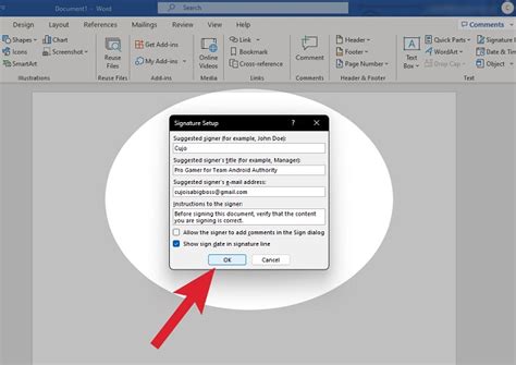 How to sign a Word document - Android Authority