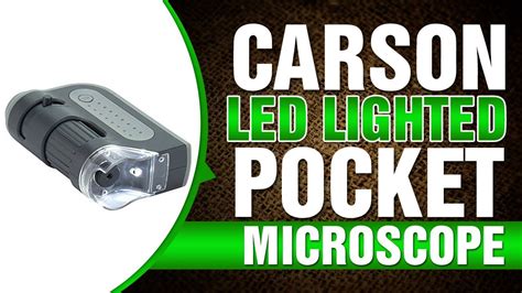 Carson Microbrite Plus X X Power Led Lighted Pocket Microscope Mm