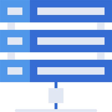 Server Technology Icon With Blue Duotone Style Computing Diagram