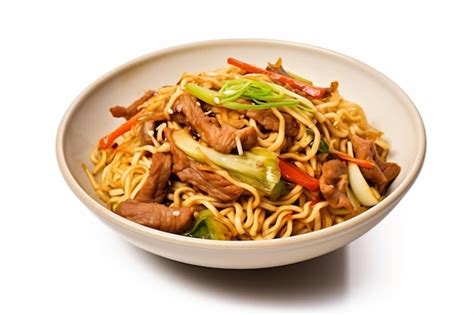 Premium AI Image | A picture of Peking Noodles