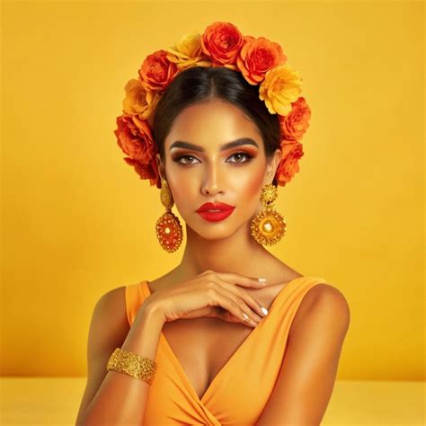 Premium Photo Beautiful Latina Girl Sophisticated Latin Beauty On Magazine Coverance