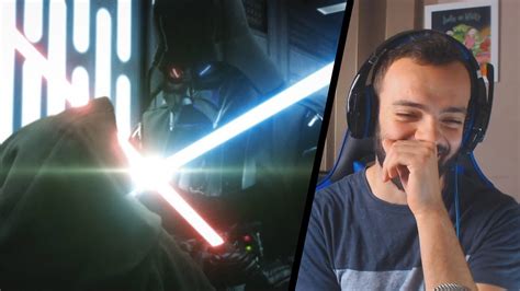 Star Wars Sc Reimagined Reaction Obi Wan Vs Darth Vade Youtube