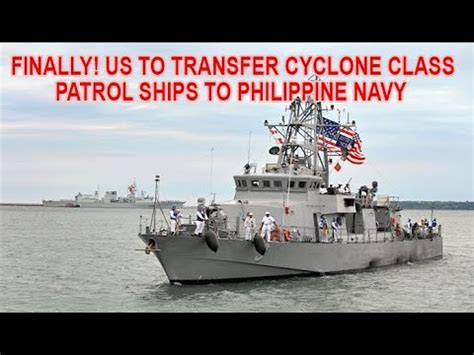 Finally US To Transfer Cyclone Class Patrol Ships To Philippine Navy