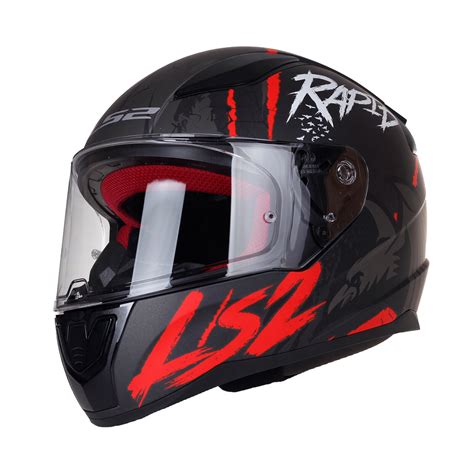 Ls Ff Full Face Motorcycle Motorbike Crash Helmet Raven Matt Black