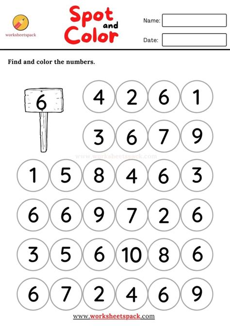 Preschool Number Worksheets 1 10 Worksheetspack Worksheets Library