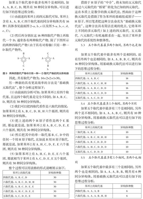 苯环上有四个取代基时有多少同分异构体？ 知乎