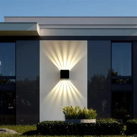 Applique Murale LED 10W Aluminium Noir Double Face IP54 IluminaShop