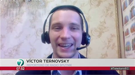 Telediario Entrevista A V Ctor Ternovsky Reportero De Radio Sputnik