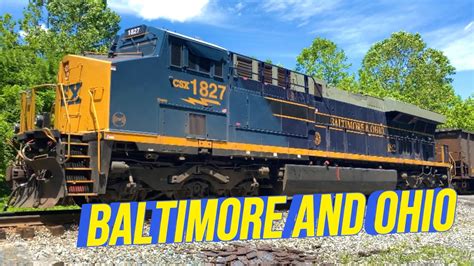 Chasing The CSX B O Heritage Unit 1829 June 8 2024 YouTube