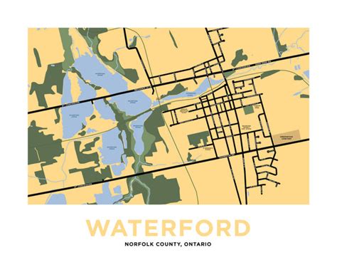 Waterford Map Print Jelly Brothers