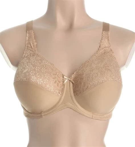 Bali Lilyette Minimizer Bra Lacey Underwire Bra With Full Coverage