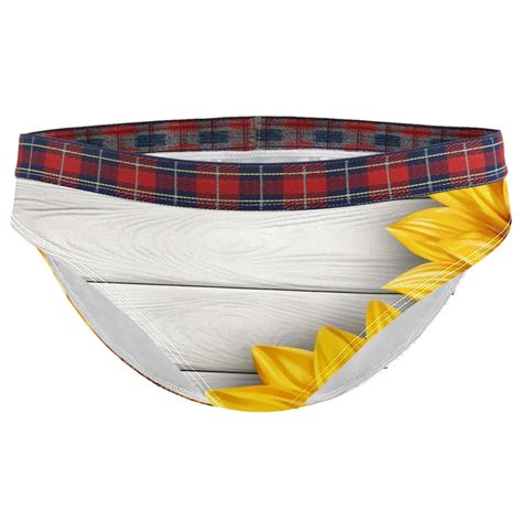 Brief Underwear Bikini Panties For Women Bikini Underwear M Wood And Sunflower Walmart