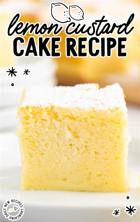 15 Lemon Custard Cake Recipe Leslireilly