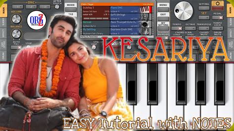 How To Play Kesariya Song On Org 2023 2024 Easy Tutorial With