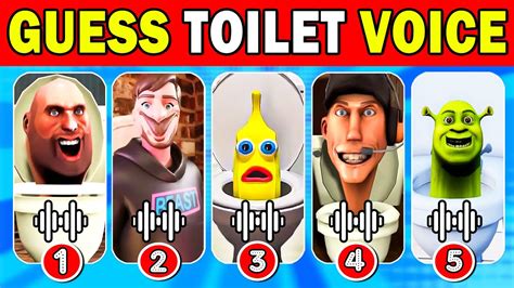 Guess Who The Voice Skibidi Toilet Mrbeast Banana Cat Wednesday