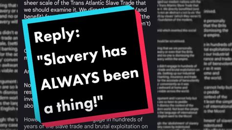 Slavery Has Always Been A Thing A Response Youtube