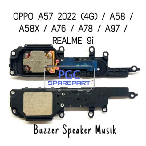 Jual Buzzer Fullset Oppo A57 2022 4G A58 A58X A76 A78 A97