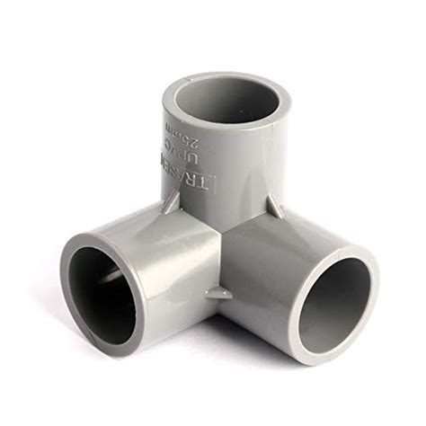 Generic 10pcs 3 Way Pvc Fitting Inner Diameter 25mm Elbow Tee Pvc