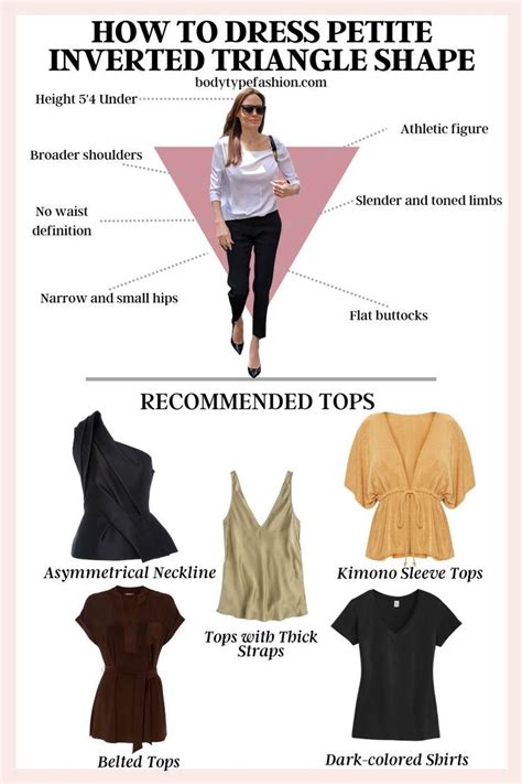 Tops Guide For Petite Inverted Triangle Shape In Triangle Body