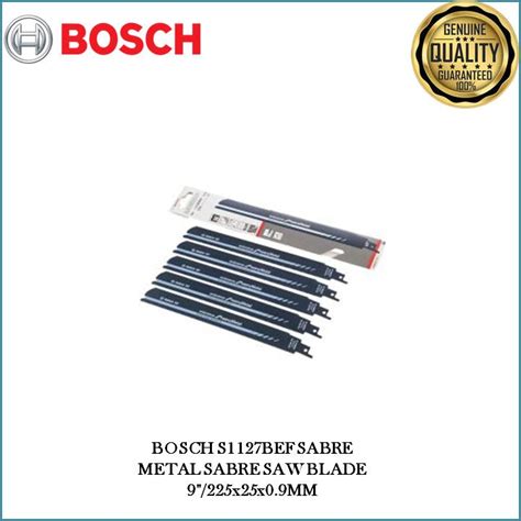 BOSCH S1127BEF SABRE METAL SABRE SAW BLADE 9 225x25x0 9MM