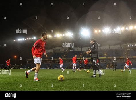 Oxford Uk Rd Jan Jordan Williams Of Barnsley In The Pregame