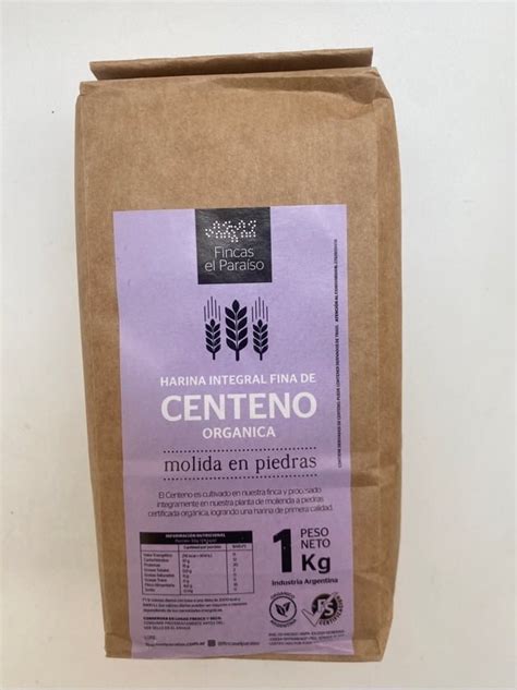 Harina Integral De Centeno X Kg Fincas El Para So Savia Conexi N