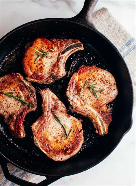 Cast Iron Pork Chops Pinch And Swirl