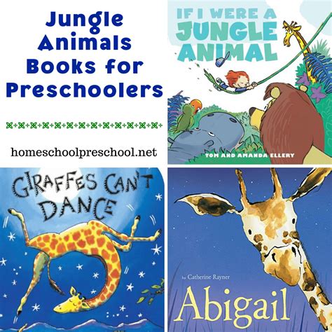 Jungle Animal Books for Preschoolers