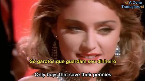 Madonna Material Girl Tradução Legendado Youtube