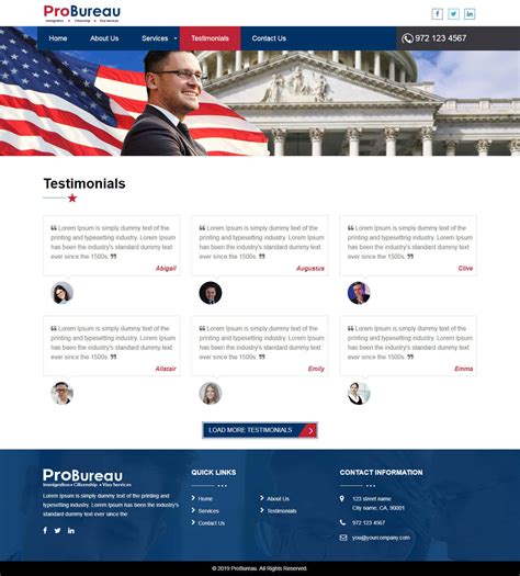 Immigration Website Templates